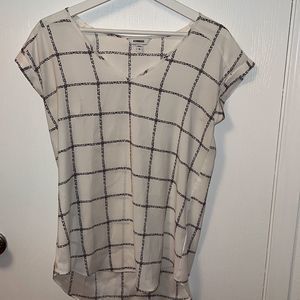 Express Gramercy Tee - White/Black - Size S